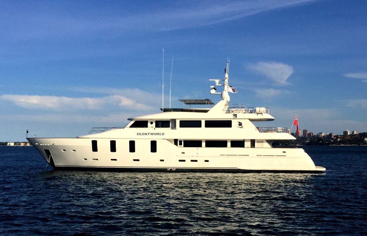 SILENTWORLD superyacht charter Australia South pacific