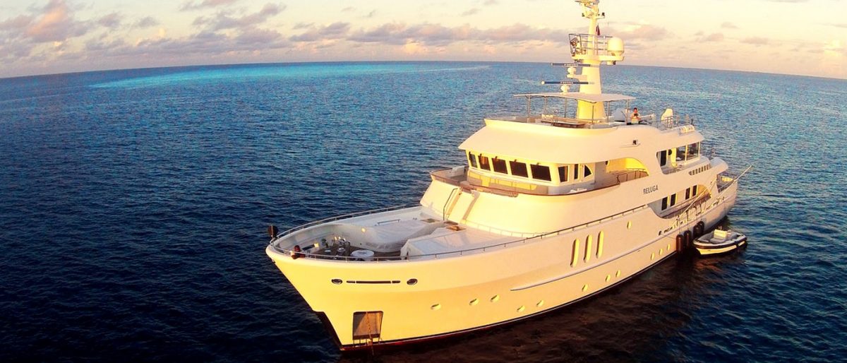 BELUGA superyacht charter in Australia Great Barrier Reef exploring holidays diving fishing