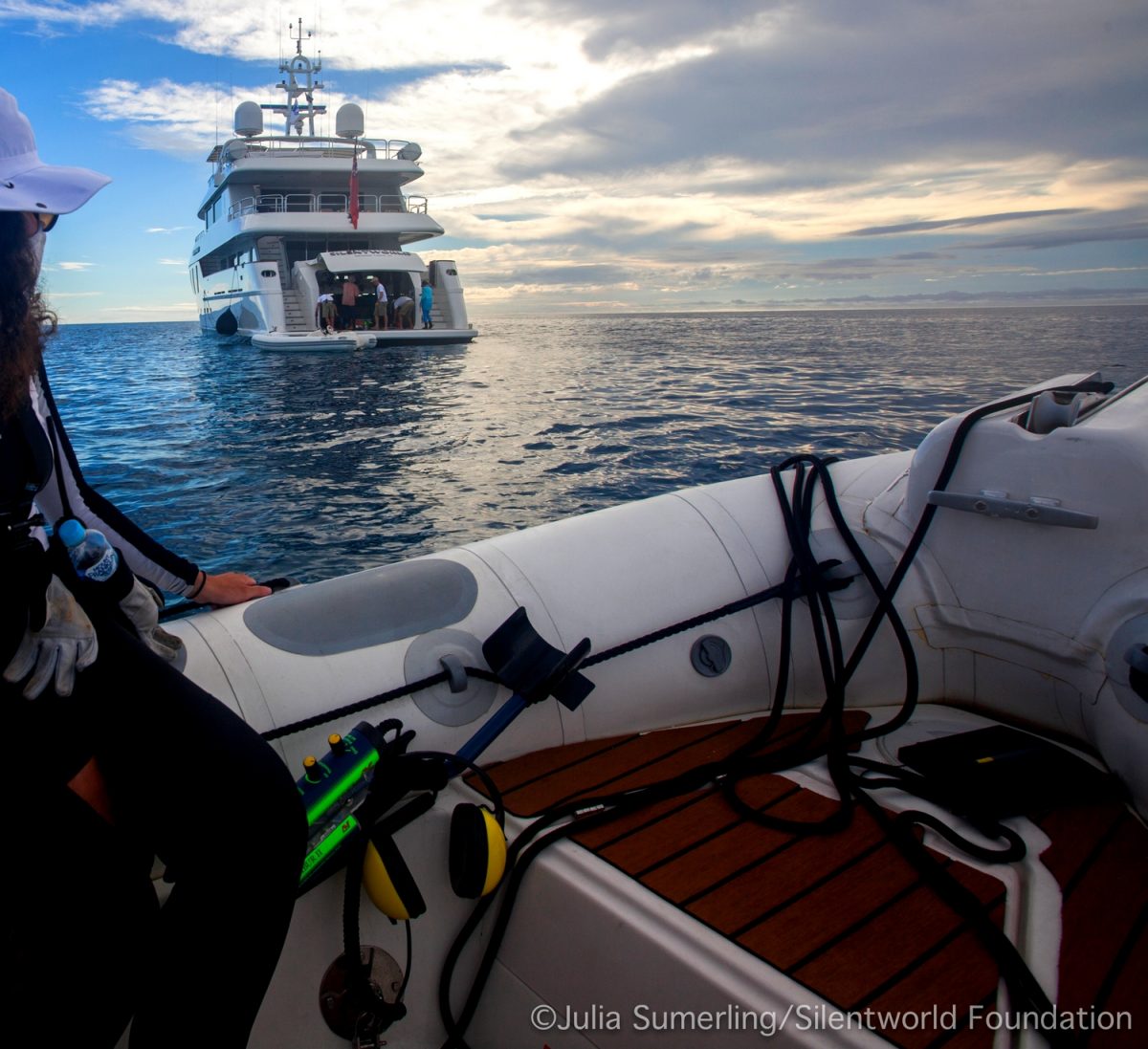 SILENTWORLD captain log Michael Gooding superyacht SILENTWORLD ocean alliance australia Julia Sumerling