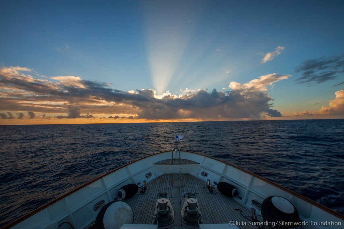 SILENTWORLD captain log Michael Gooding superyacht SILENTWORLD ocean alliance australia Julia Sumerling