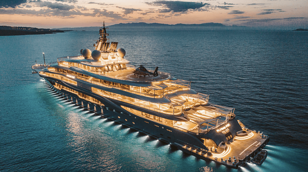 largest yacht to charter
