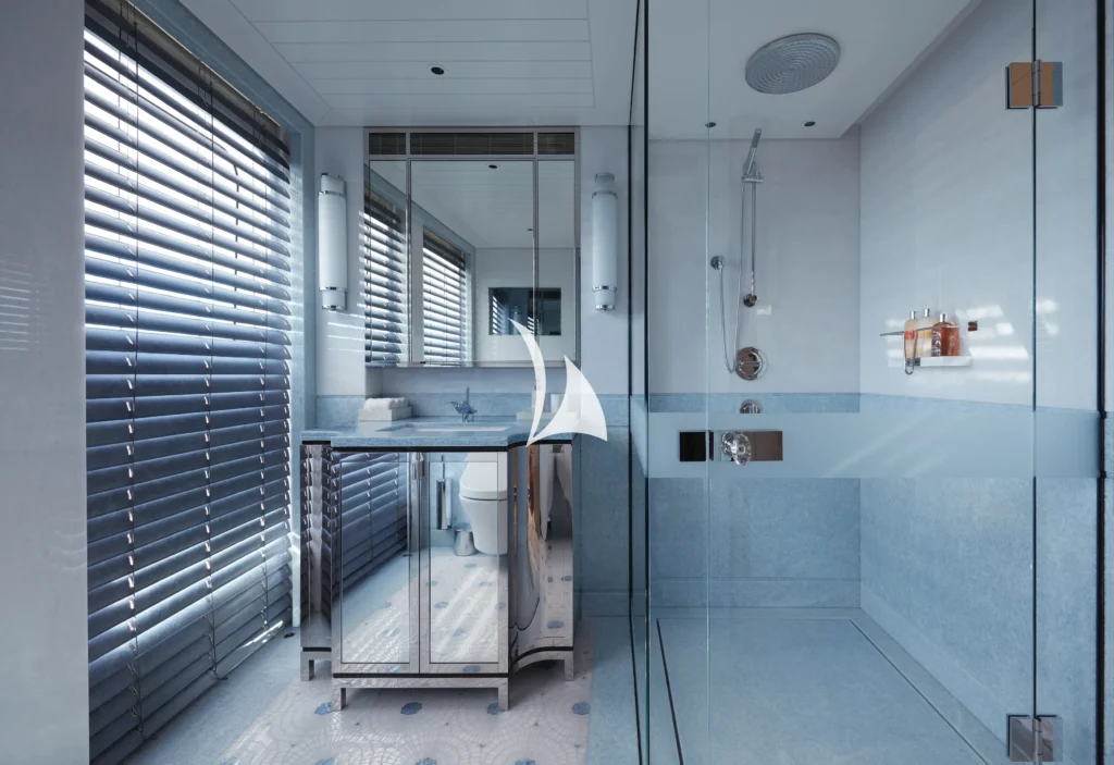 Master cabin his en suite