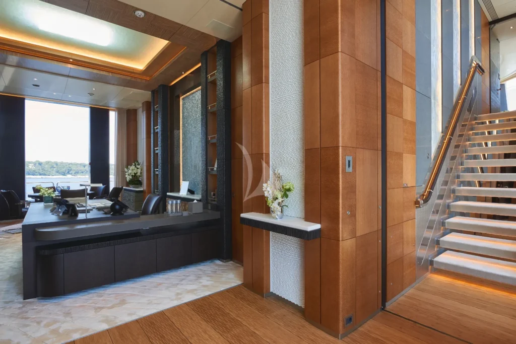 Unique double height master office