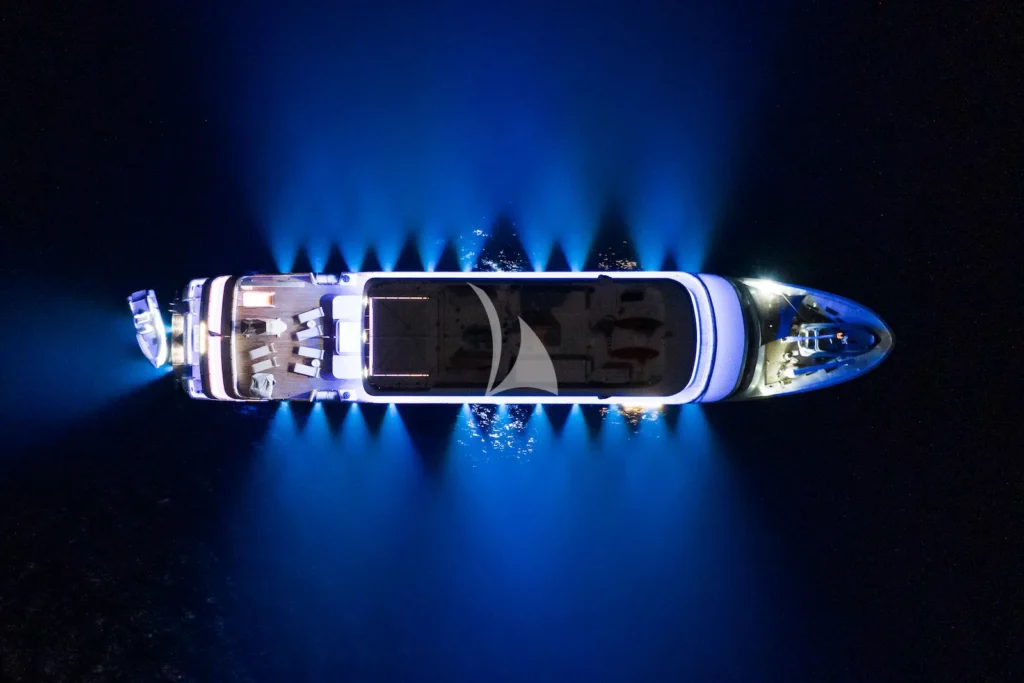 View from above night