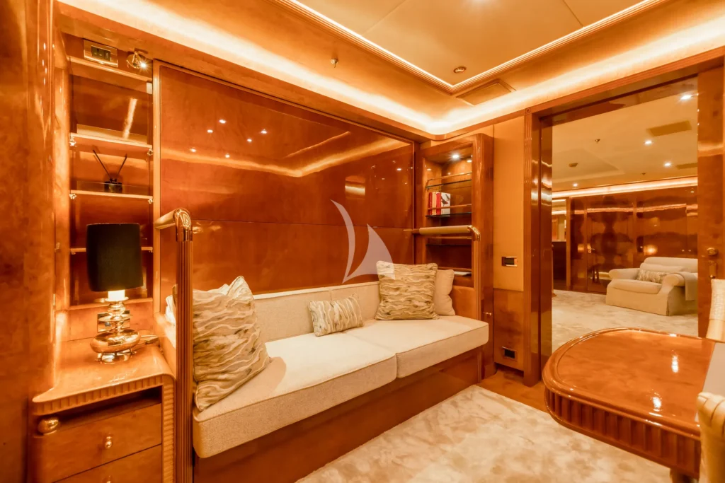 Primary Stateroom sitting area (converts to accommodate small children)
