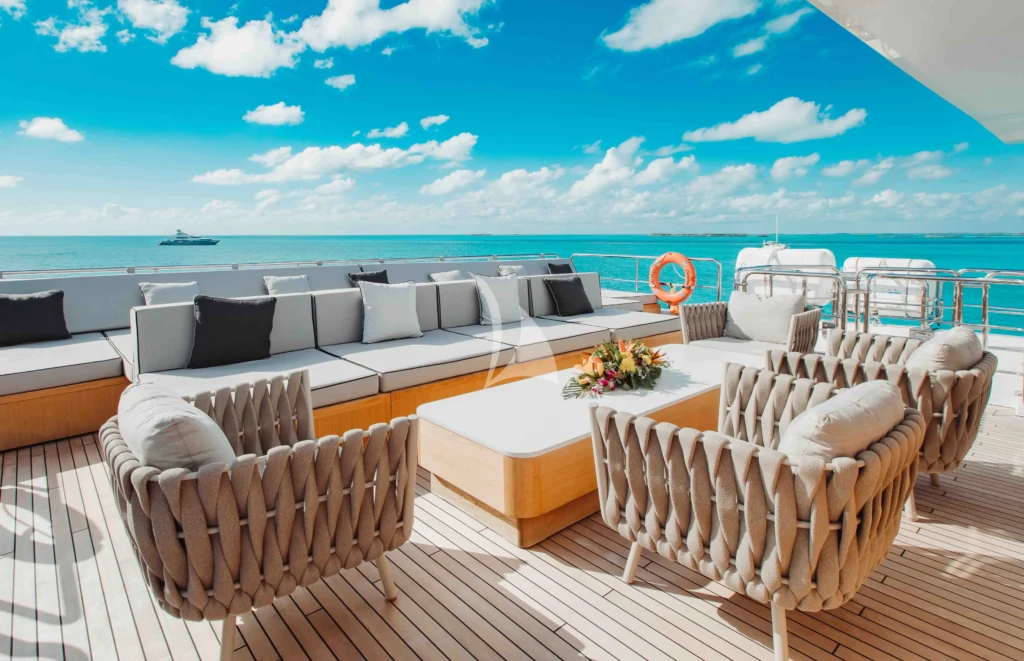 Sun Deck Aft seating