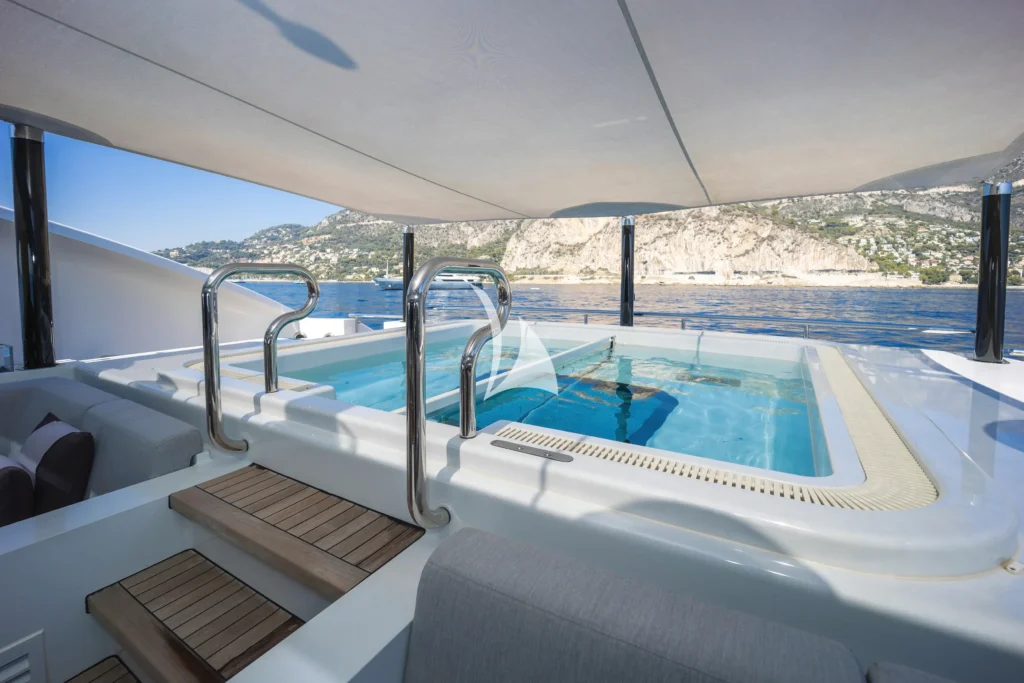 Main deck aft pool