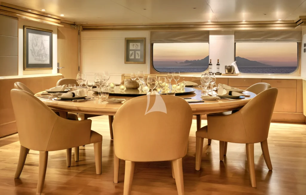 Main deck dining area