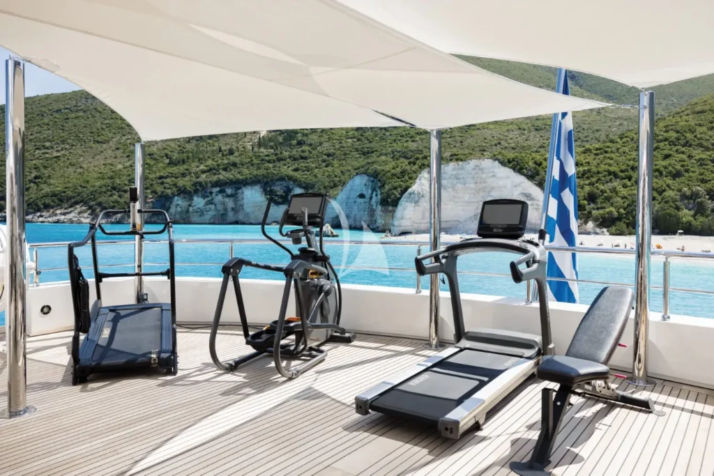 Bridge deck al fresco gym