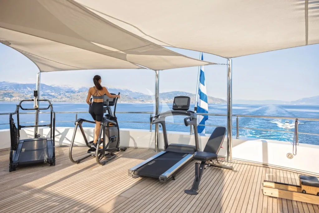 Bridge deck al fresco gym