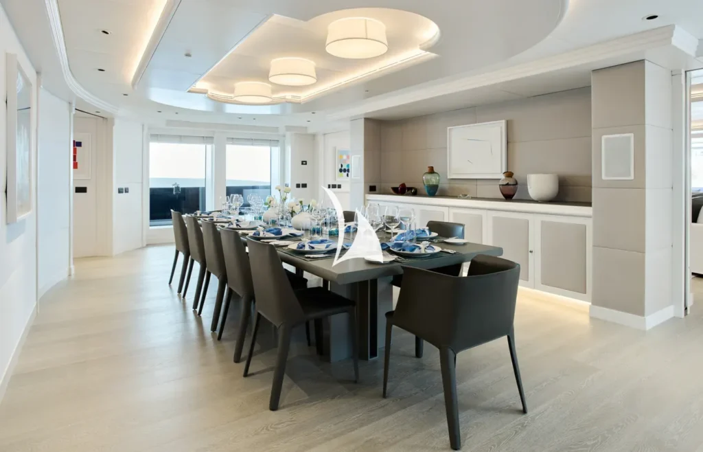 Main deck dining area