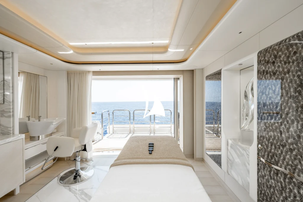Owner's deck massage and beauty salon