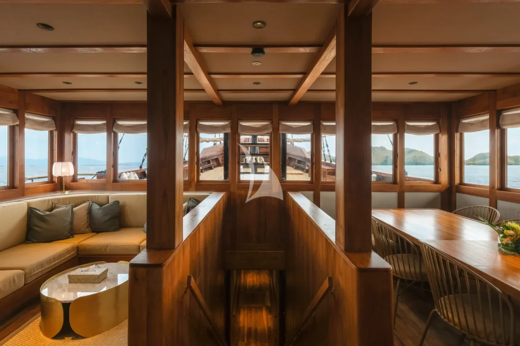Main salon and interior dining