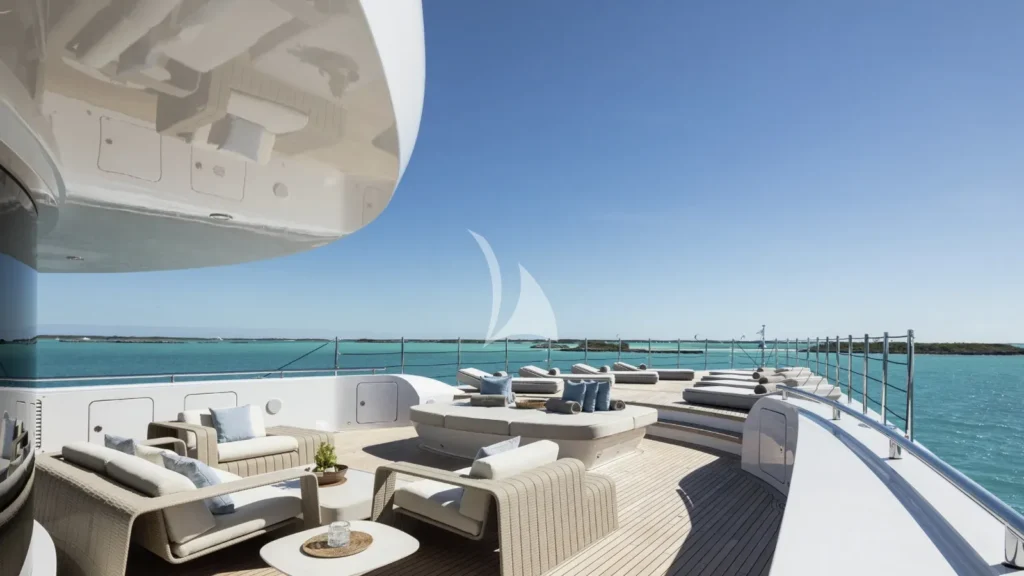 Bow lounging area