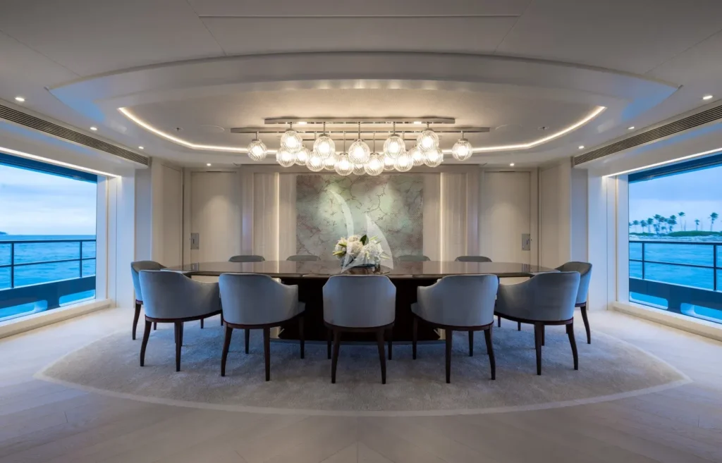 Main deck dining area
