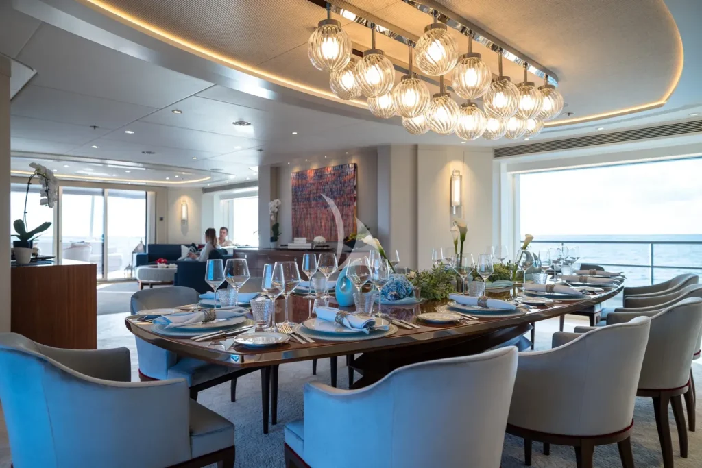 Main deck dining area