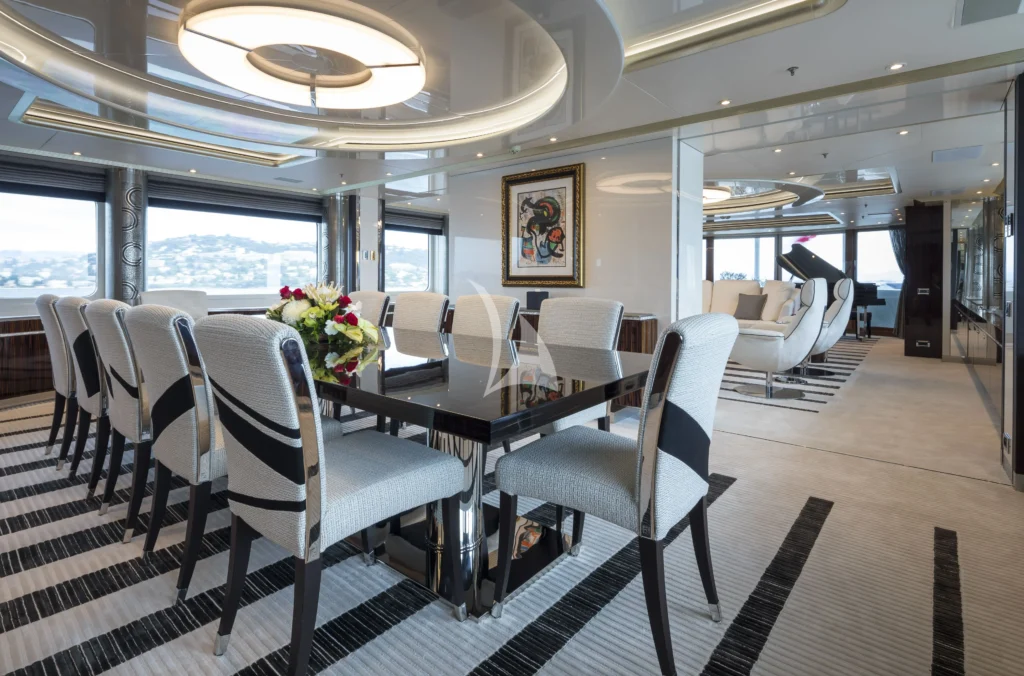 Formal dining table