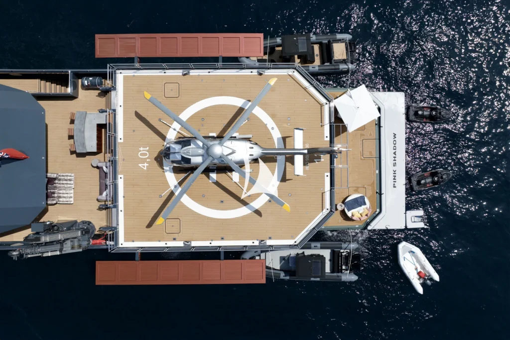 Pink Shadow Helicopter Pad (Helicopter not included)
