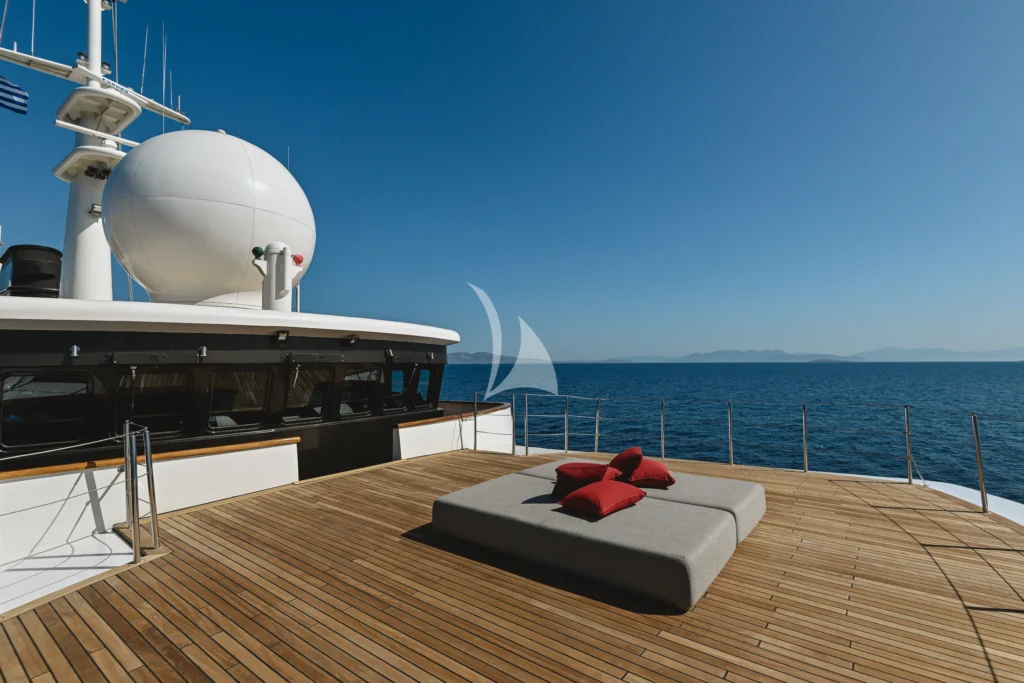 bridge deck - yoga area
