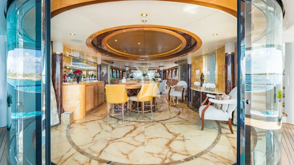Main salon entrance