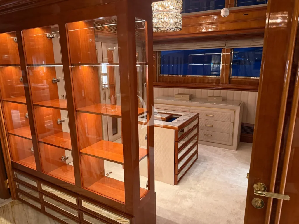 Master stateroom - dressing room