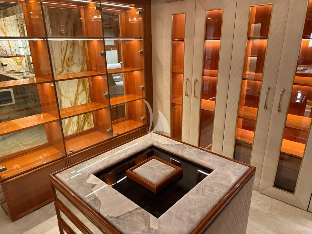 Master stateroom - dressing room