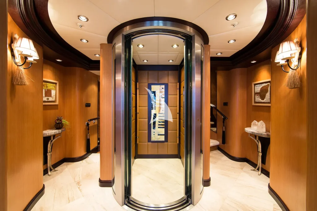 Foyer - Lift & Stairs Behind